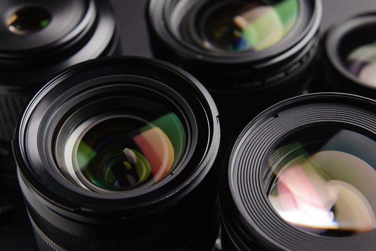 image of camera lenses