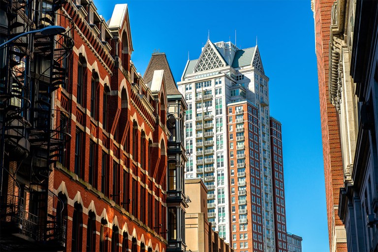 picturesque downtown providence Rhode Island